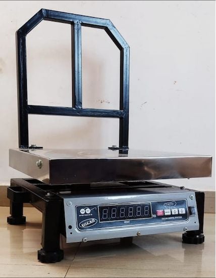 Heavy Duty Platform Digital Weighing Scale with Back Frame